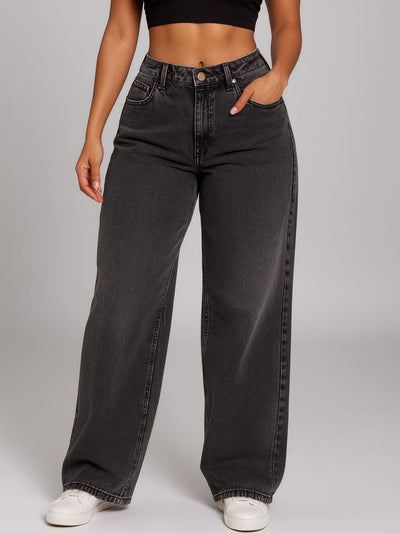 VIAL - Denim-look Sweatpants