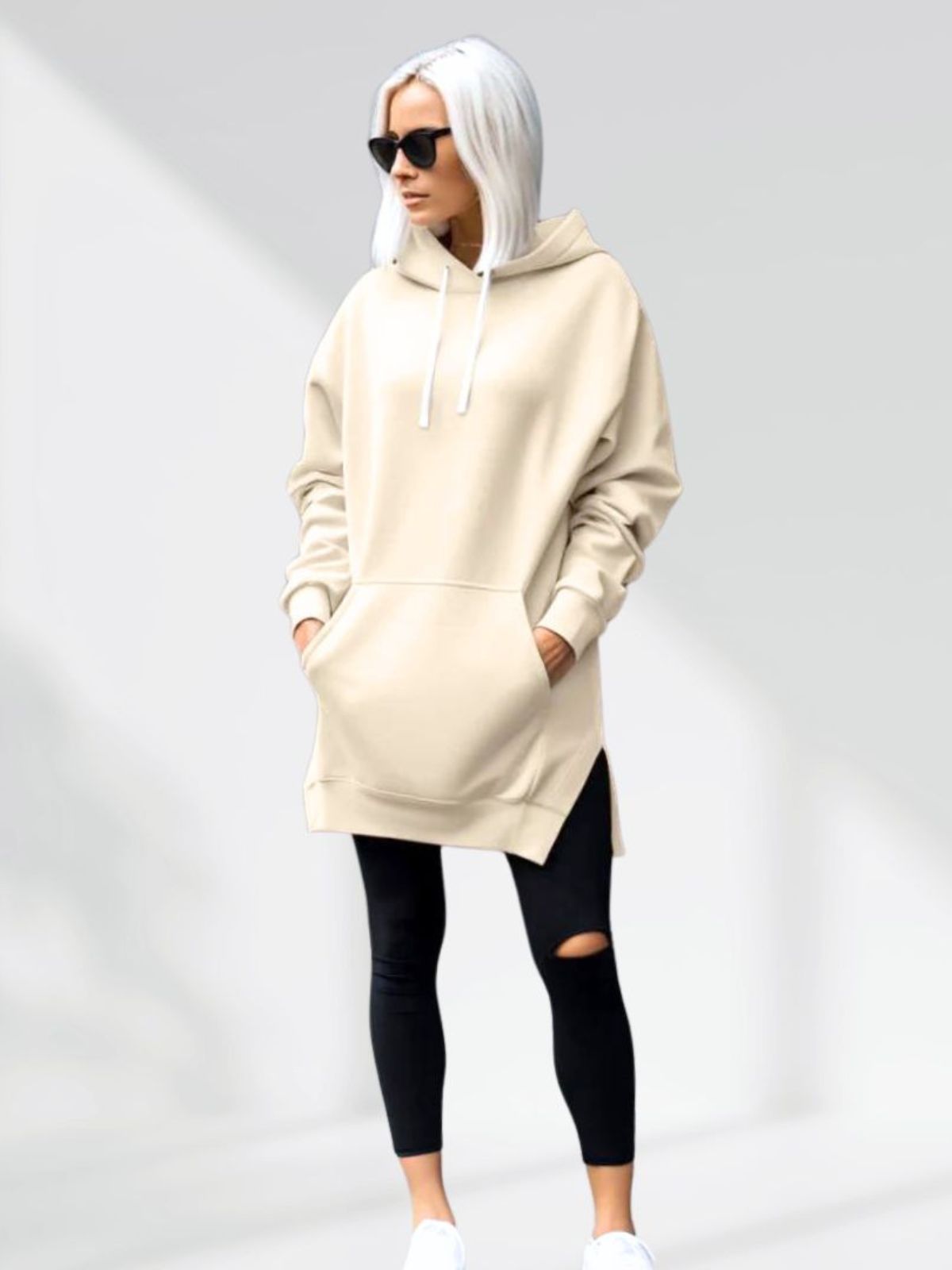 ROSE - Oversized Hoodie Dress