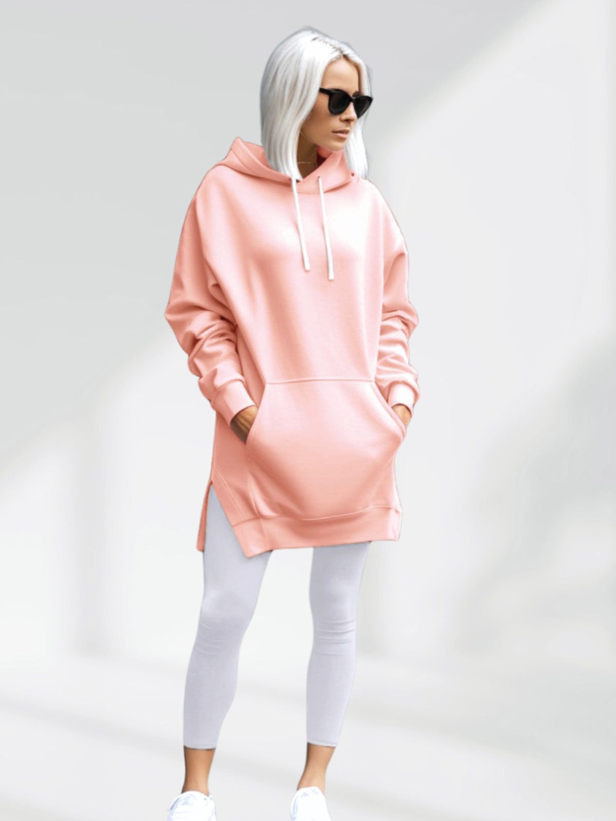 ROSE - Oversized Hoodie Dress