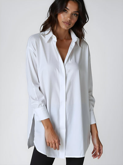 ROSE - Oversized Button Shirt Dress