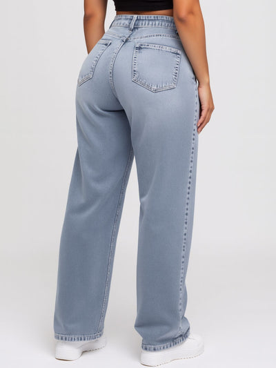 VIAL - Denim-look Sweatpants
