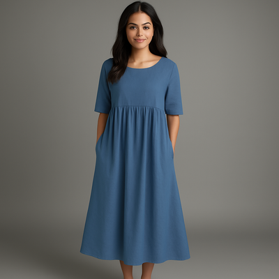ROSE - Elegant Cotton Dress