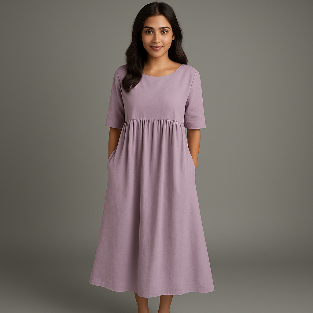 ROSE - Elegant Cotton Dress
