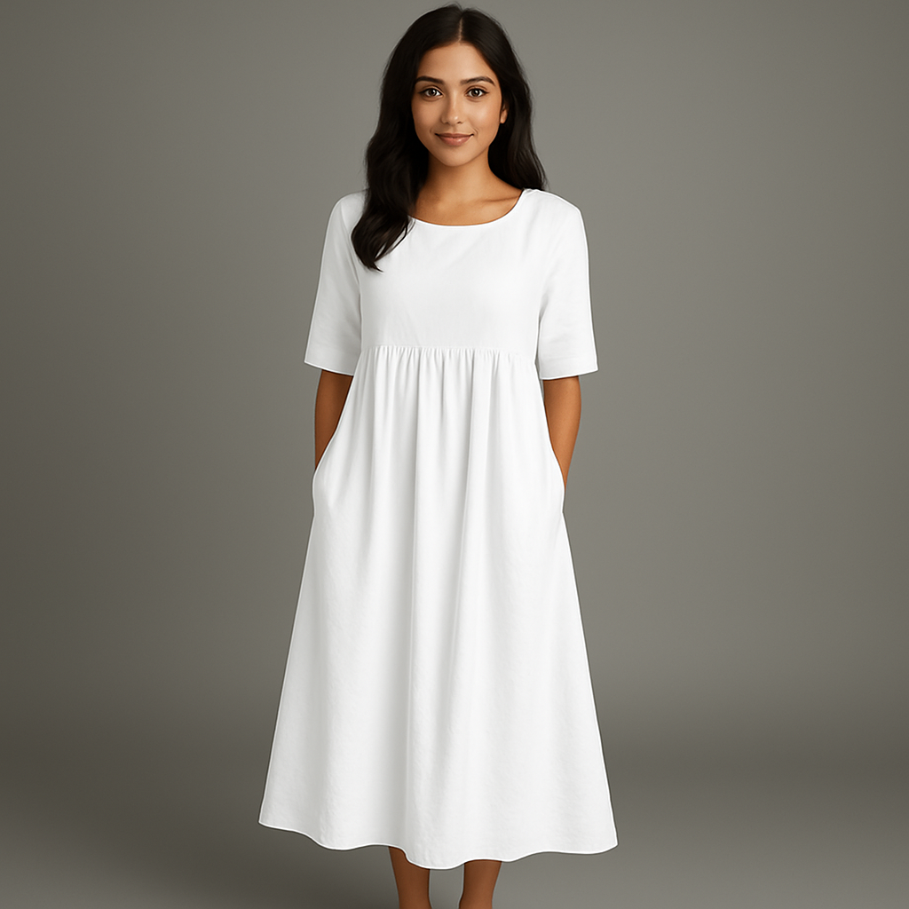 ROSE - Elegant Cotton Dress