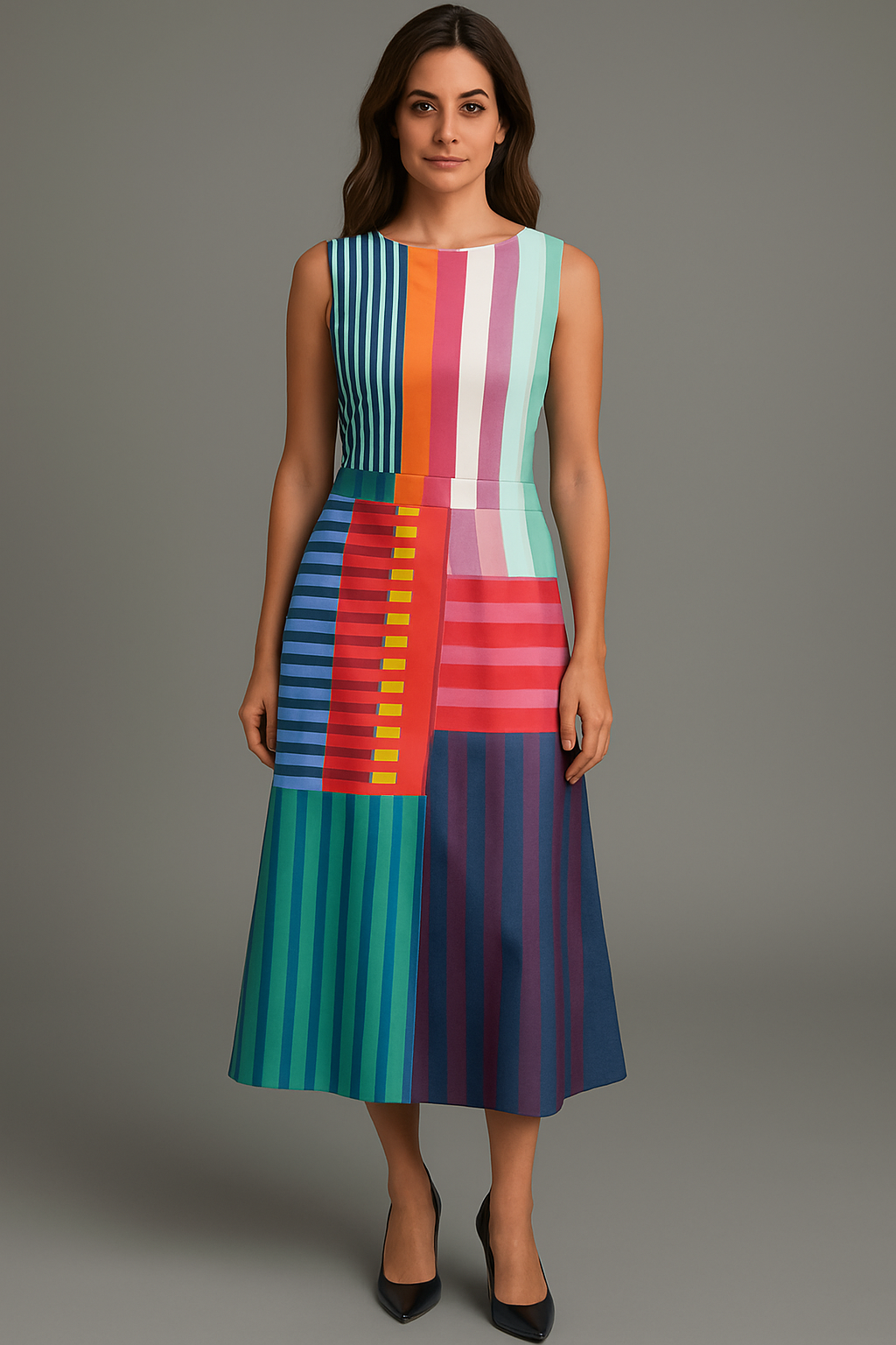 VIAL - Colorfull Dress