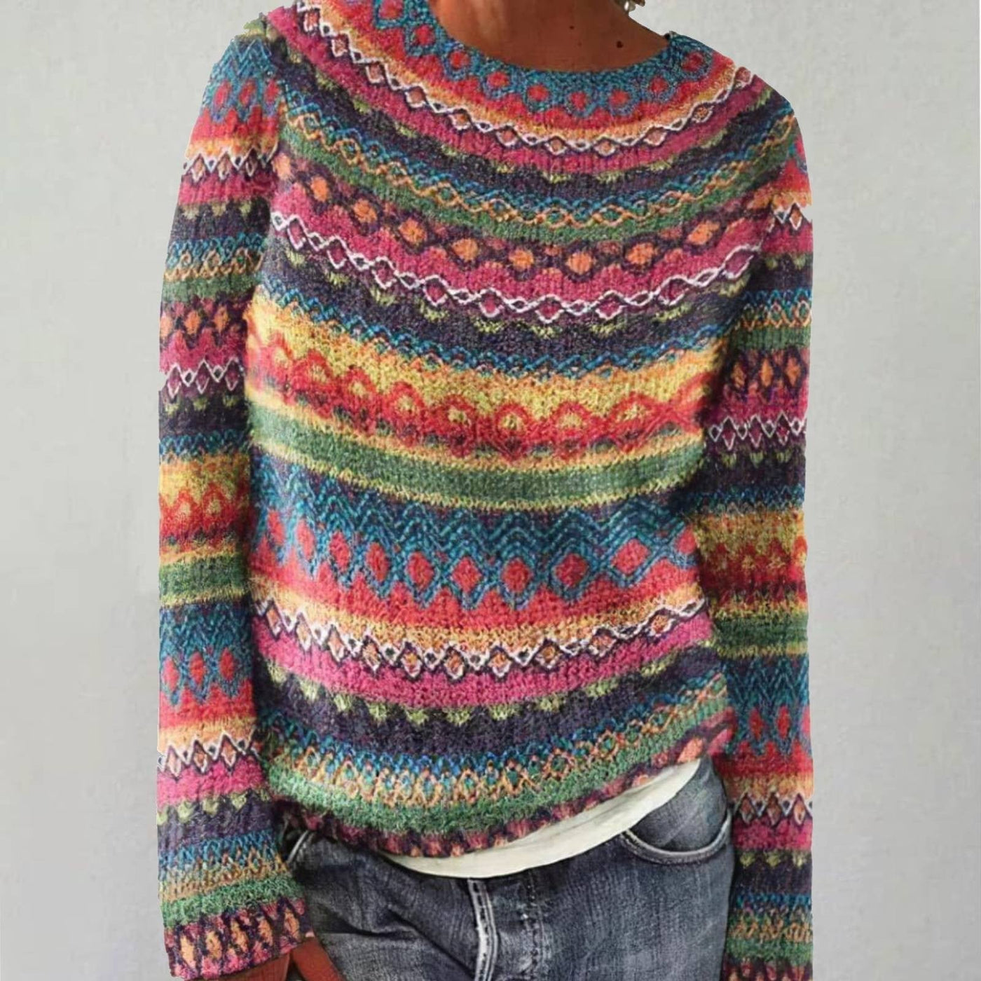 VIAL – MULTICOLOUR KNIT JUMPER