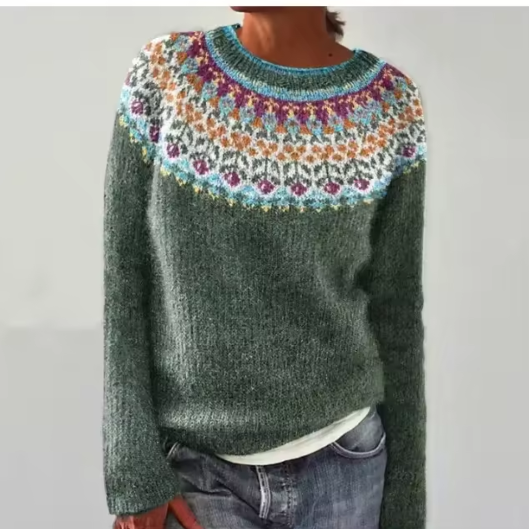 VIAL – MULTICOLOUR NORDIC JUMPER