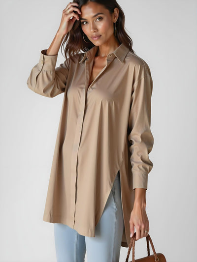 ROSE - Oversized Button Shirt Dress
