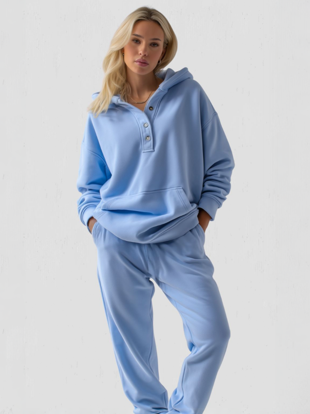 VIAL - Oversized Snap-Fit Hoodie