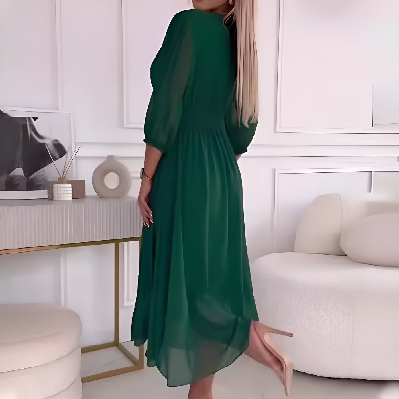 Julia™ | Robe en mousseline de soie légère