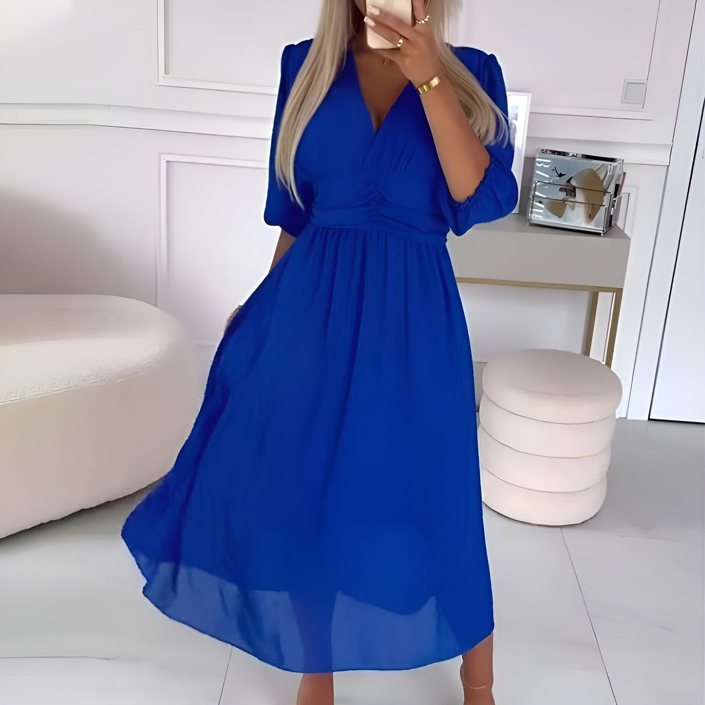Julia™ | Robe en mousseline de soie légère