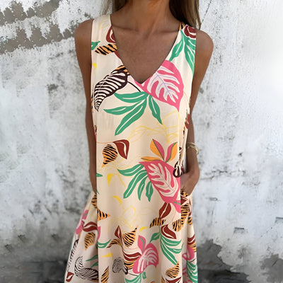 Felicia™ | Robe longue à encolure en V
